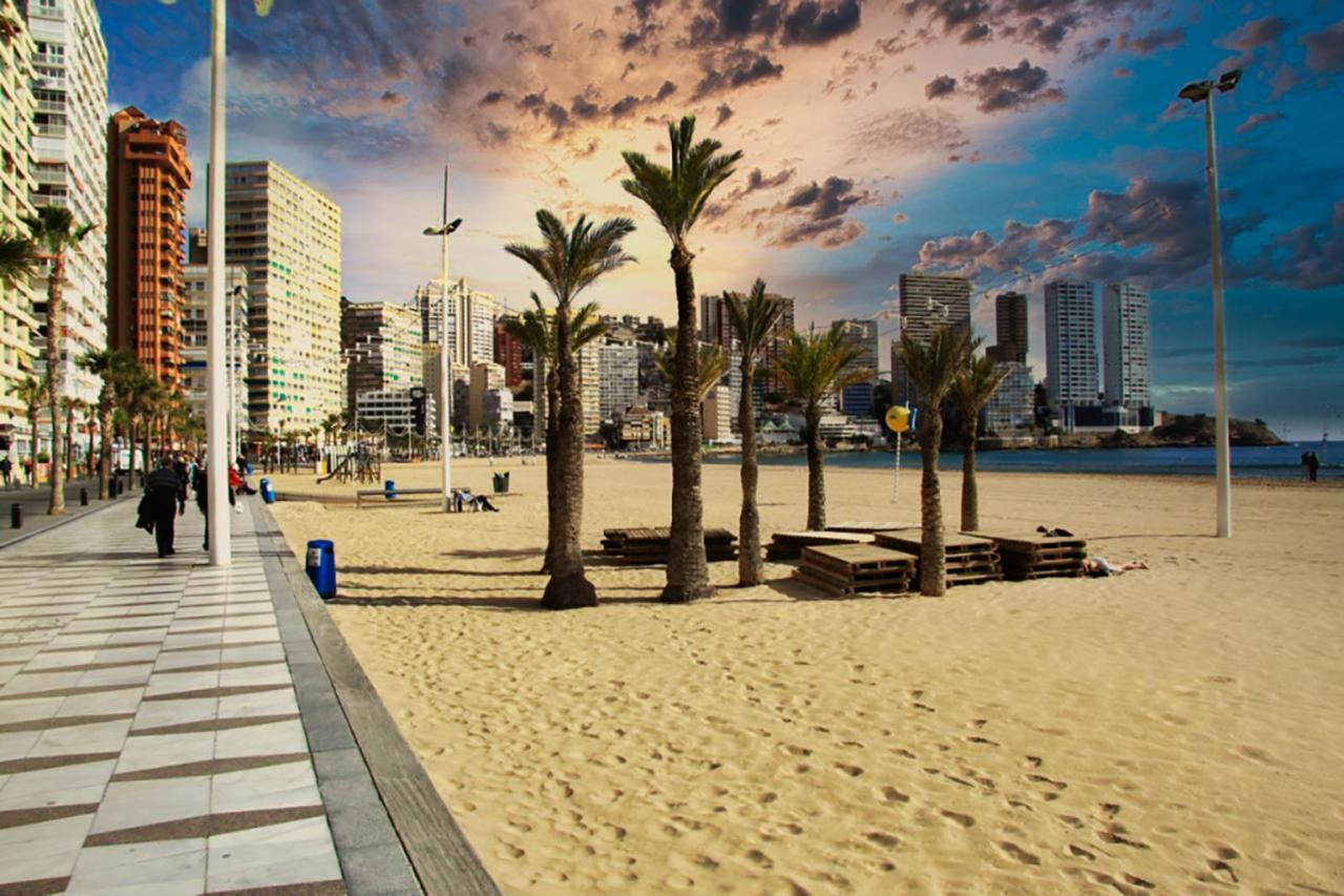 Beautiful Apartment Near Beach With Panoramic Sea-View Benidorm Dış mekan fotoğraf